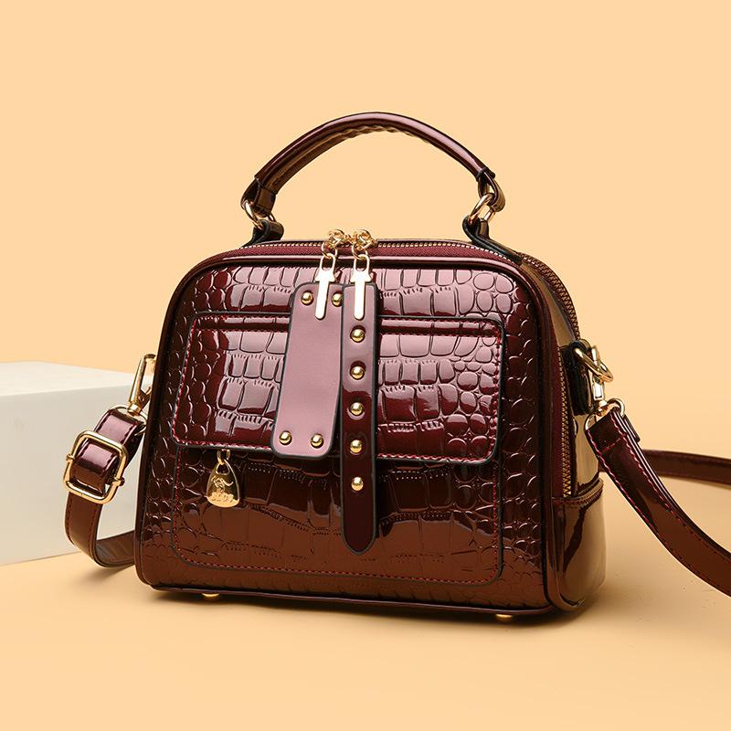 Fashionable Lady's Crossbody Bag, Hand-held Small Square Bag, Large Capacity Shoulder Bag