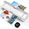 ASUTAS A4 Multifunction Laminator with 20 Sheets of Laminating and Corner Ready To Use Out of the Compatible with and Business Card Minute Preheat