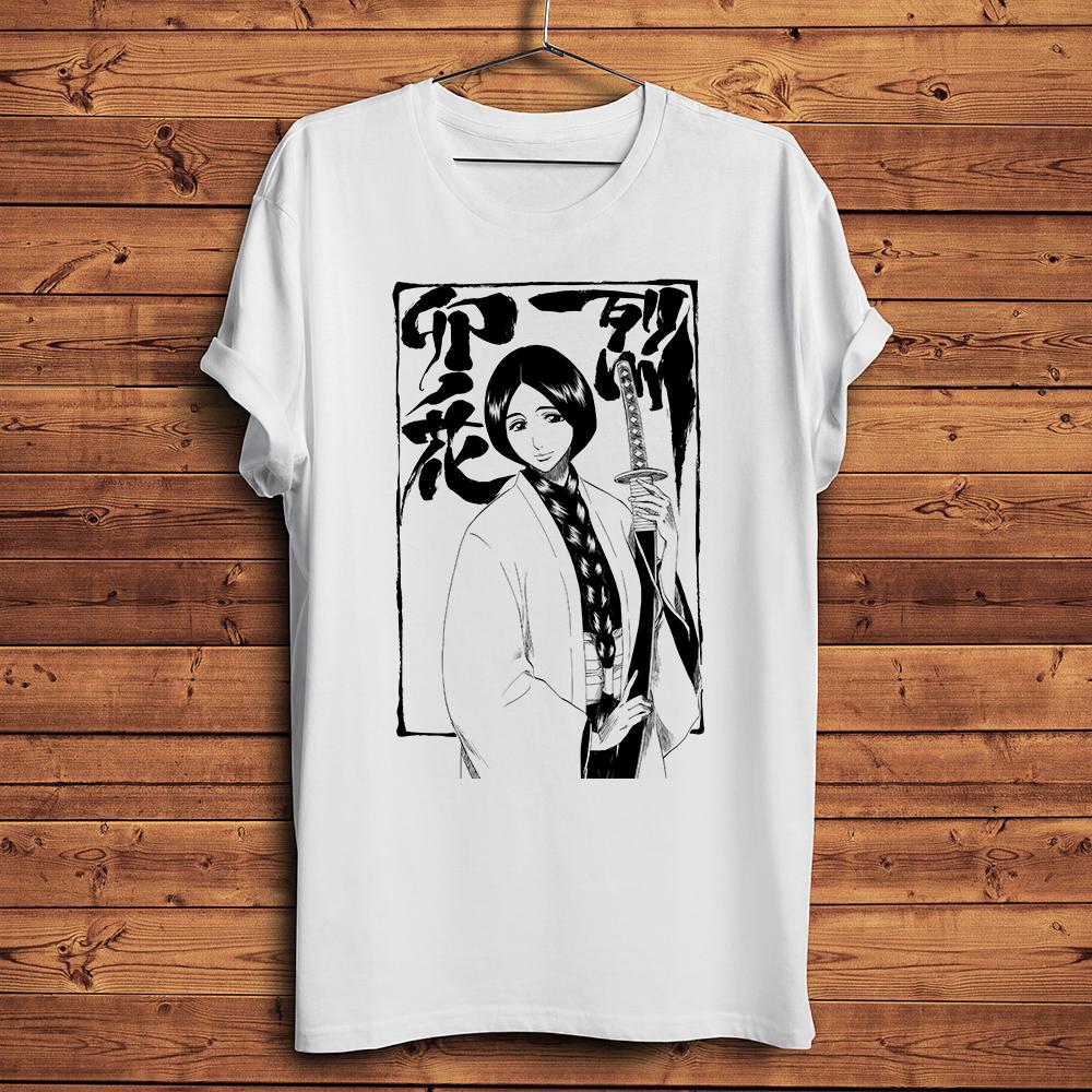 BLEACH Kyoraku Shunsui T-Shirt Vintage Anime Manga Print Oversized Cotton Short Sleeve High Quality Unisex Otaku Casual Loose Streetwear Tee