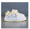 2025 Autumn Girls' White Skate Shoes - Versatile Soft Sole Sports Shoes for Older Kids
