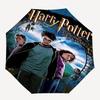 1pc Harry Potter, Prisoner of Azkaban Automatic Folding Umbrella - Compact 8-Rib Design, Durable Plastic & Iron1029L