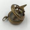 Set Of 3 Marine 5.08 Cm Brass Push Open Working Sundial Compass