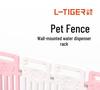 Kleiner Tiger Haustier-Wasserspender & Anti-Kipp-Futternapf für Hundekäfige