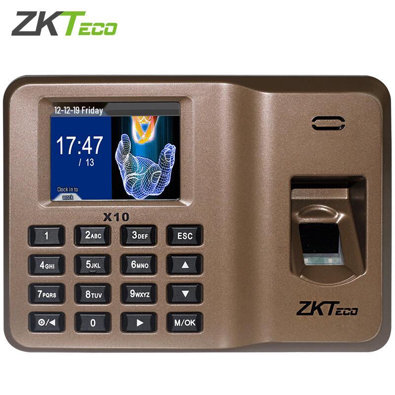 ZKTECO X10 Fingerprint Time Clock CN plug (adapter included)