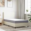 VidaXL Matelas en mousse moyennement doux 120x200 cm 373022