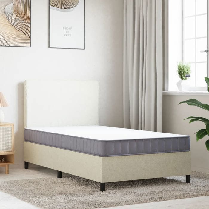 VidaXL Matelas en mousse moyennement doux 120x200 cm 373022