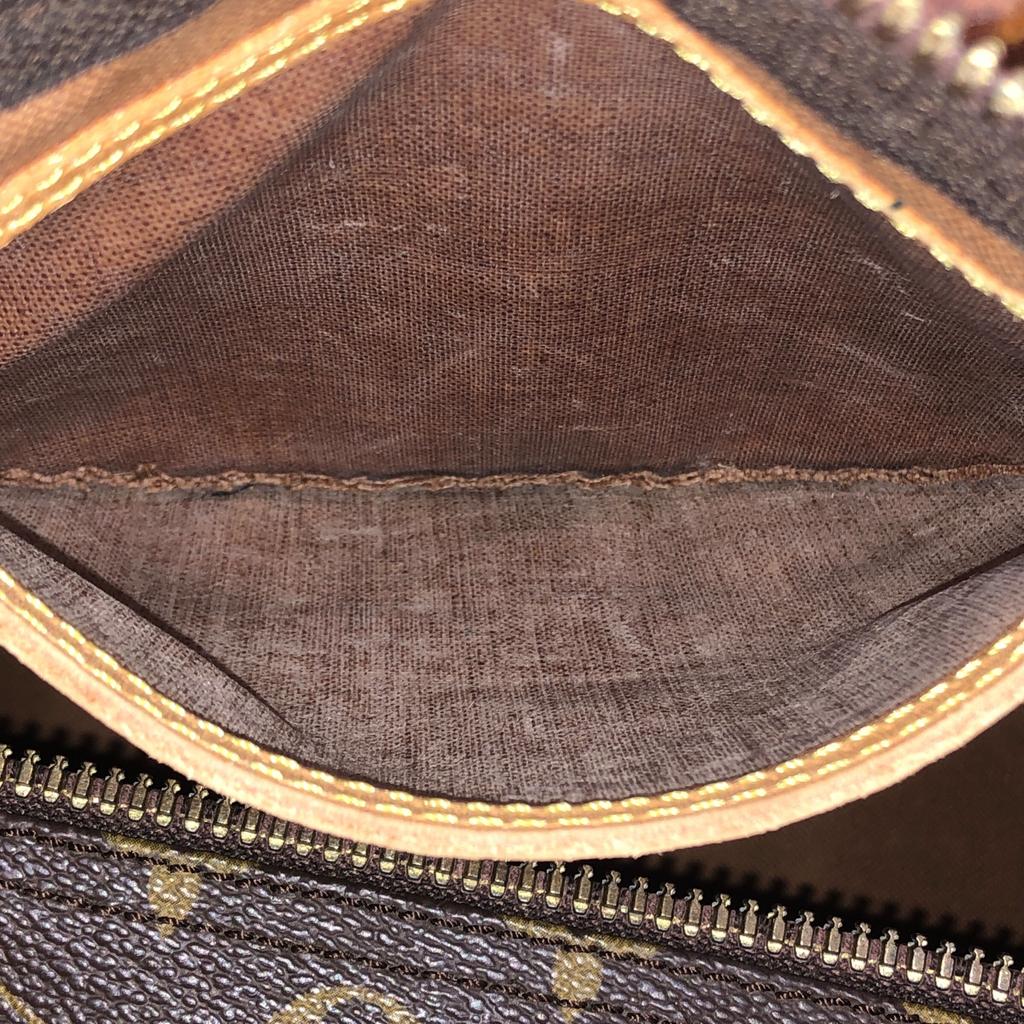 Used Louis Vuitton Monogram Speedy 30 M41526 Boston Bag Canvas Brown Authentic 1212