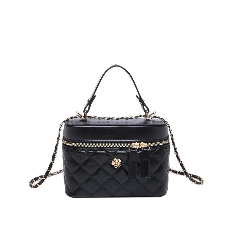 

Сумка Xiaoxiangfeng, модная сумка на плечо, текстура, искусственная кожа, сумка-мессенджер, иностранный стиль, большая вместимость, женская сумка чёрный