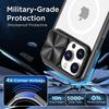 Slide Camera Lens Protector Shockproof Armor Case For iPhone 15 14 13 11 12 Pro Max For Magsafe Bumper Hard Clear Back Cover