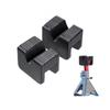 Black Rubber Jack Rubber Pad Durable Wear Resistant Anti Slip Slotted Adapter  Axle Stand Use