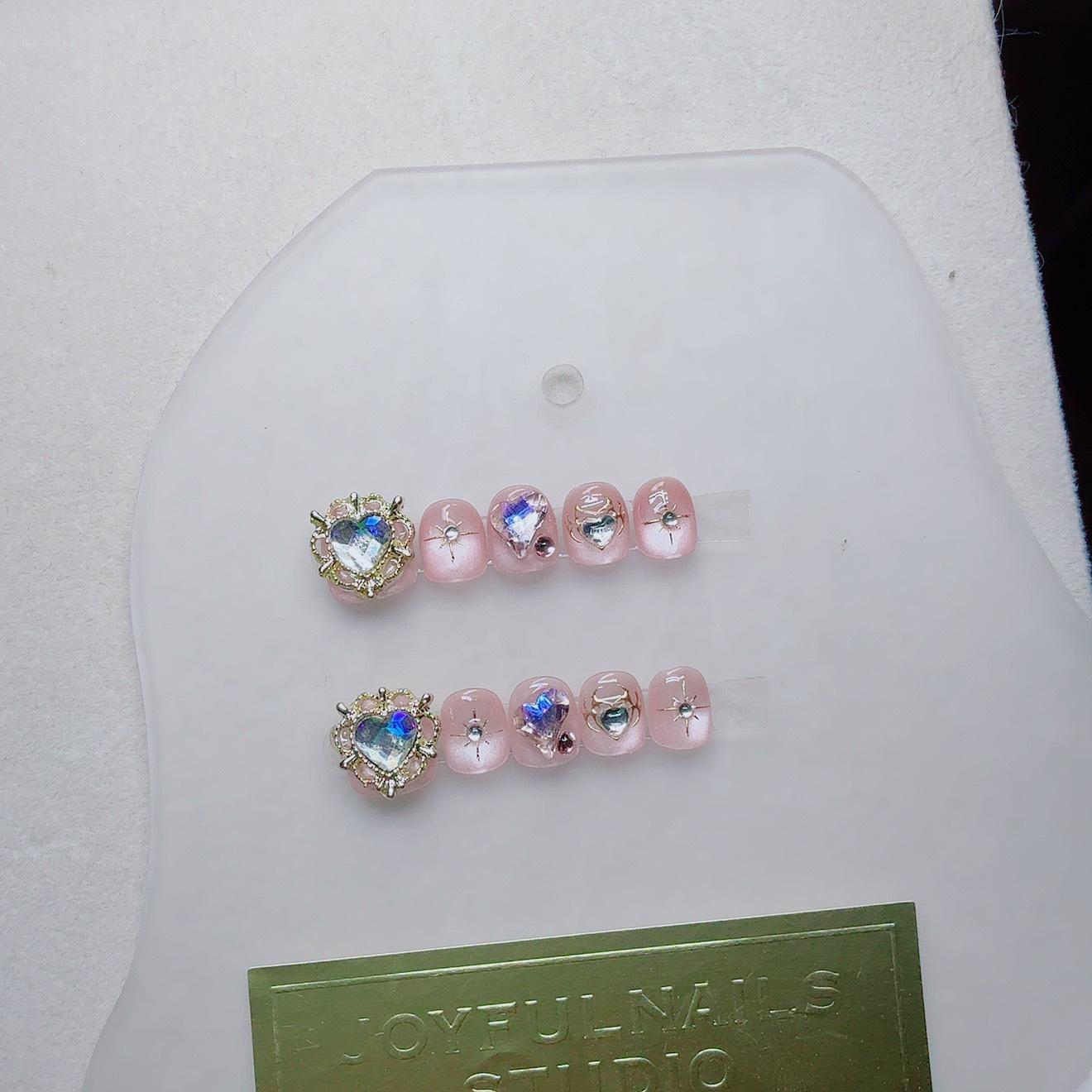 Sailor Moon Pink Detachable Children s Nail Art Stickers and Tips