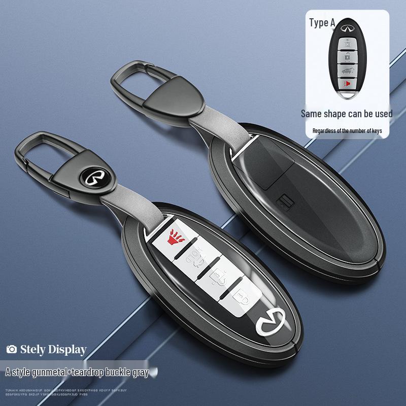 Infiniti Q50L/QX50/Q70L Key Case - Full-Cover Shell for G25/FX35 with Buckle