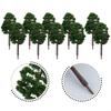 Garten Modell Bäume Miniatur Kunststoff Dekoration 20Pcs Mini DIY Landschaft