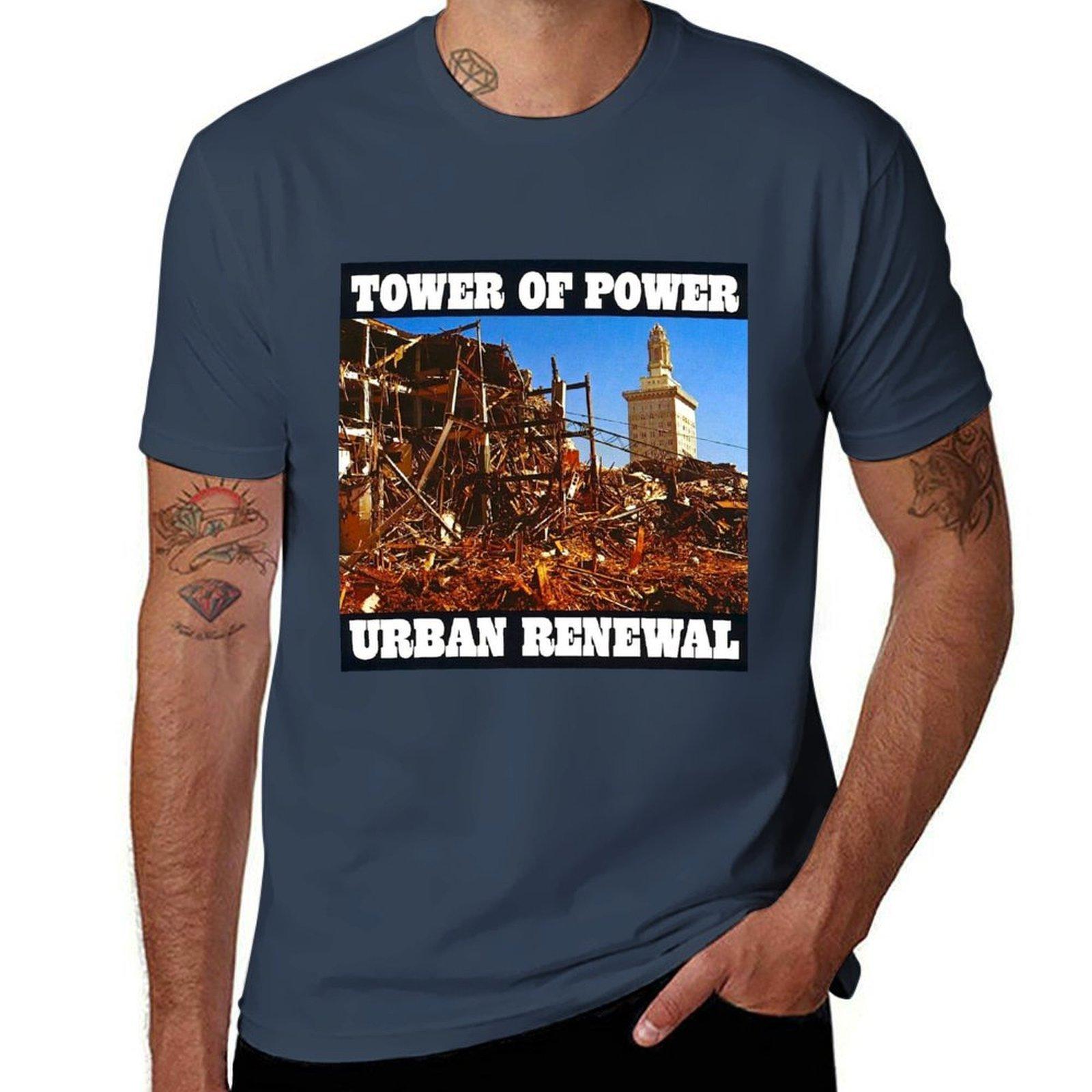 Tower Of Power Urban Renewal Tshirt Durable Work Wear Tshirt S