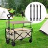 Fällbara Bordben Stark Bärförmåga Campingvagn Skrivbord Teleskopstång Utomhus Campingbord Fäste Vagn Fäste Bord