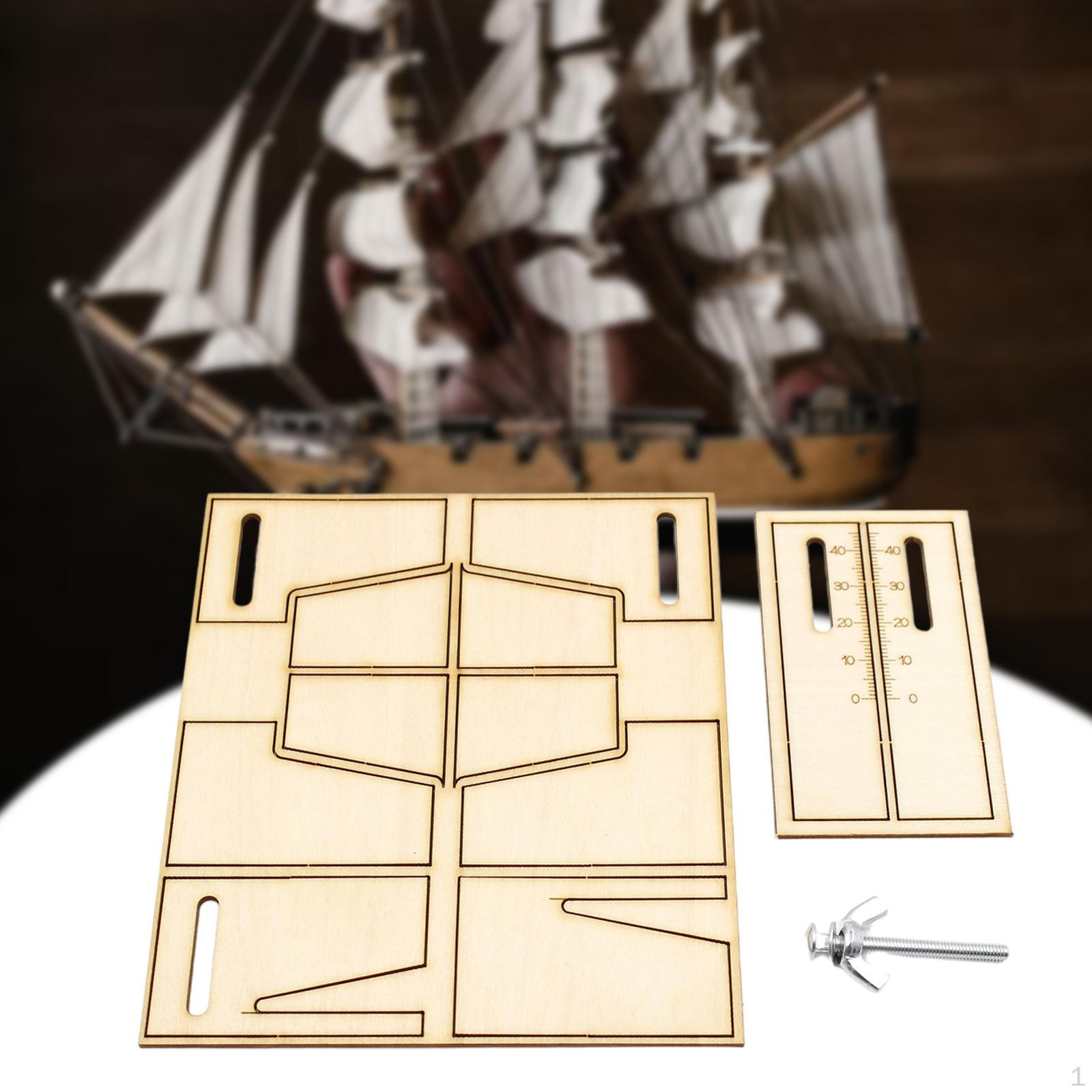 Dead Eyes Mooring Tools DIY Making for Wood Ship Model Building Kits Boat