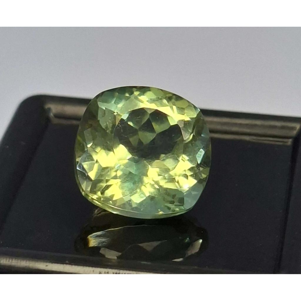 Stunning Natural Bi-Color Tourmaline 6-8 Ct Cushion Cut Certified Gemstone