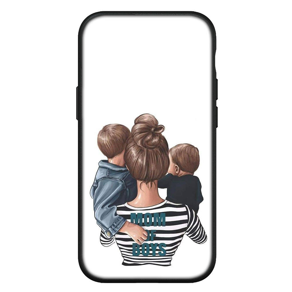 Cover for iPhone 17 16 15 Xiaomi Poco Redmi Note 14 13 12 11 Pro Max Samsung Galaxy S25 S24 S23 OPPO Huawei Woman Baby Girl Mom Family Boy Phone Case