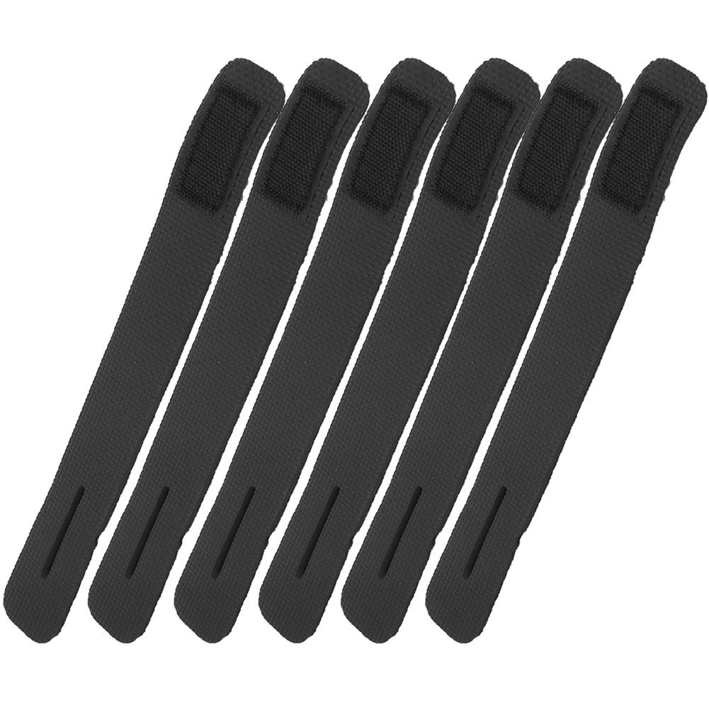 6pcs   Bag Soft Elastic Fishing Rod Belt Holders Outdoor Adjustable Fishing Tackle Tie Strap
