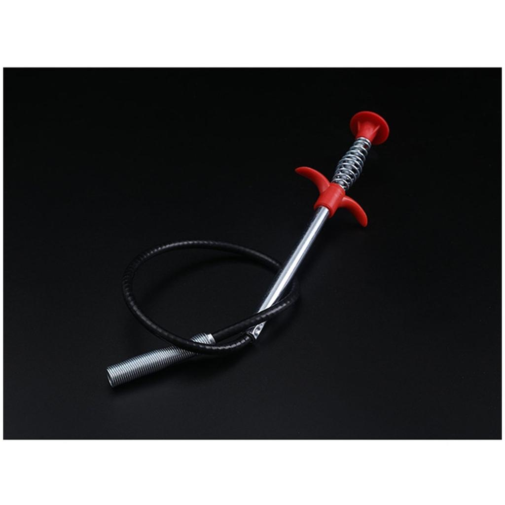 Drain Clog Remover 4 Claw Efficient Dredging Steel Wire Drain Hair Cleaner Tool for Toilet Bathroom Shower Room 0.6m