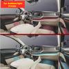 Acrylic Optic Fiber Lights RGB Ambient Light Sound Control With 12V Cigarette Lighter Auto Interior Decorative Atmosphere