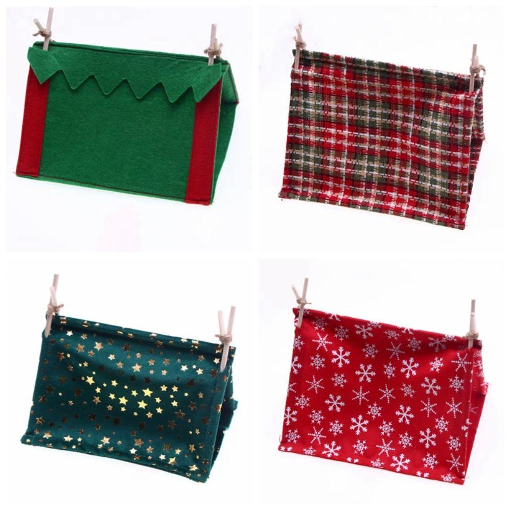 Weihnachtsdeko Puppenhaus Zelt Simuliertes Outdoor Miniaturzelt Modell Puppenzubehör