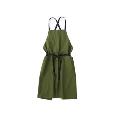[HaTaKaKe] Organic Cotton Apron (Dark Pistachio)