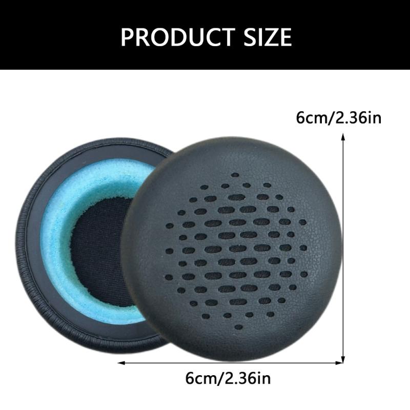 1 Pair Replacement Ear Cushion Earphone Cover Enhancing Comfort and Noise Isolation Compatible for WH-3024 Headphone
