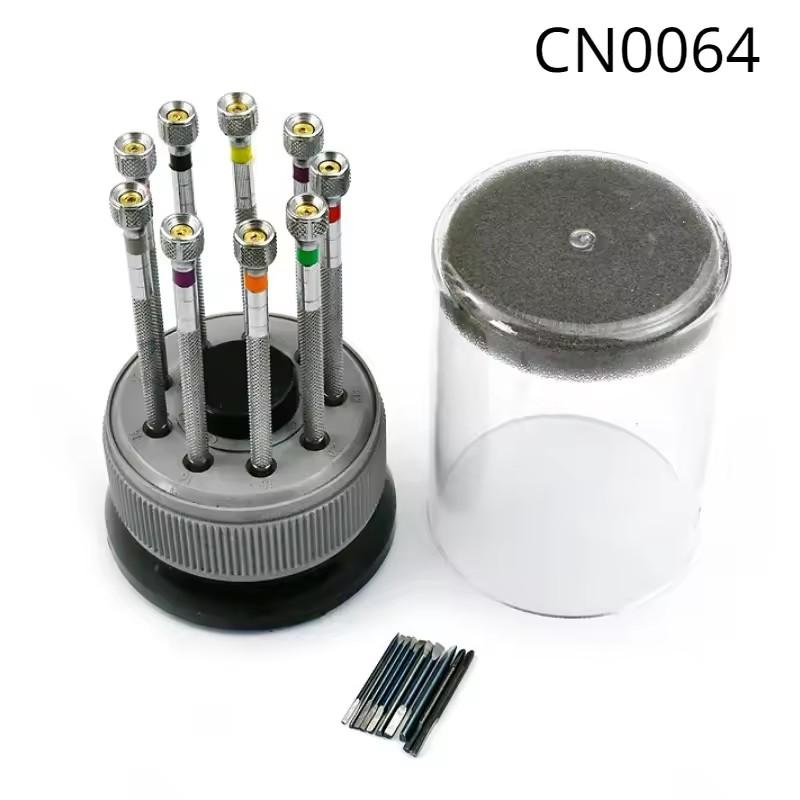 9pcs Stainless Steel Precision Screwdriver Set Watch Repair Tool Kit for Watchmaker Watch Glasses Flat Blade Assort Slotted Tool