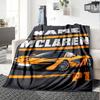Custom Name Racing Theme Printed Blanket - Perfect for Couch, Bed, Travel & Outdoor Use | Machine Washable, Cozy & Durable.
