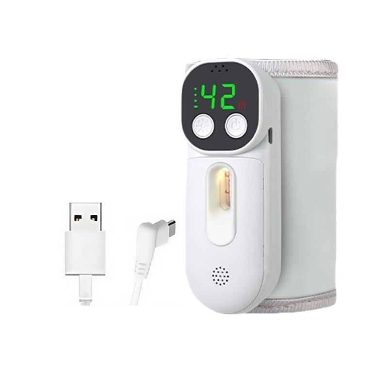 Cordless Milk Bottle Thermal Insulator With Voice Control 18W Fast Heating ABS Fabric Safe Design