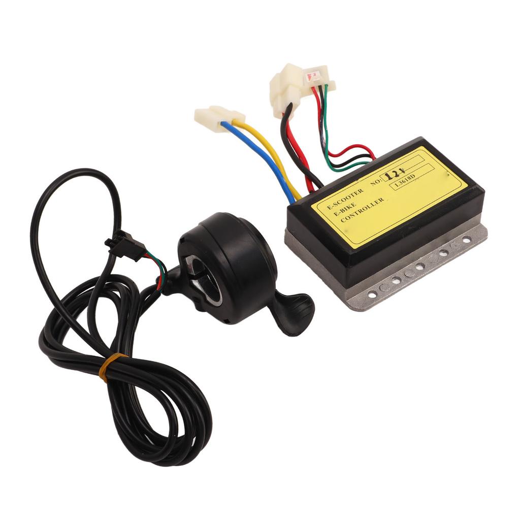 Conjunto 2PCS Controlador de Velocidade do Motor DC e Acelerador de Polegar Kit Controlador de Velocidade para Motocicleta Scooter Triciclo 12V250W