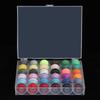 Transparent Bobbin Storage Box 36 Grid with Colorful Bobbin Thread Sewing Machine Supplies