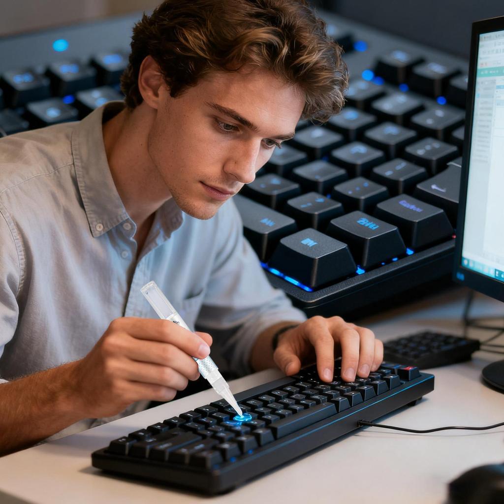 Keyboard Lube Grease Pen Keycaps Stabilizer Grease For Mechanical Keyboards Headphones Game Controllers Fan Bearings Hinges