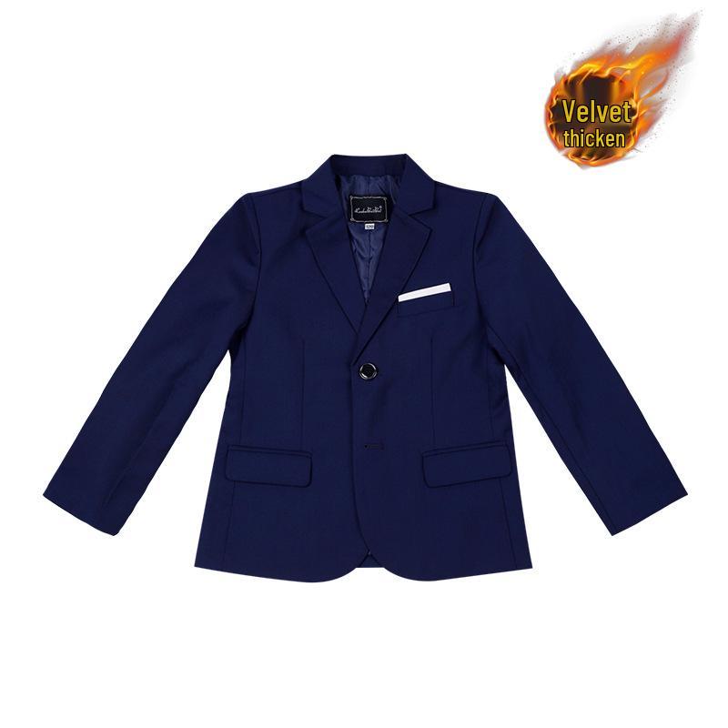 Chłopięcy blezer w kratę plus size - 2023 Dziecięcy garnitur sceniczny