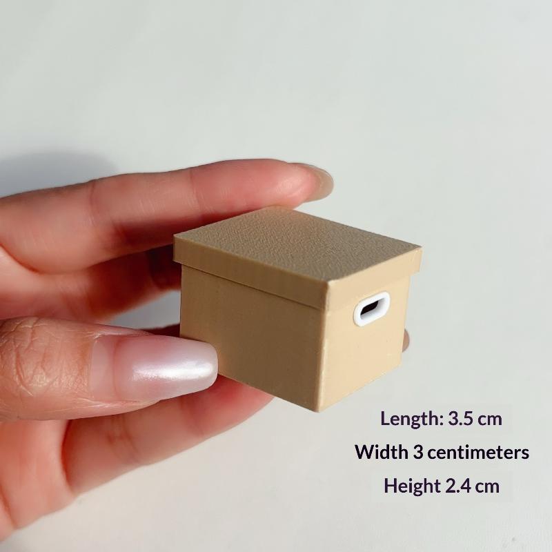 

1 шт. Декор для дома Кукольный домик Мини Цветная коробка для хранения с крышкой Модель Кукольный домик Микро-сцена Украшения Декор Аксессуары A1