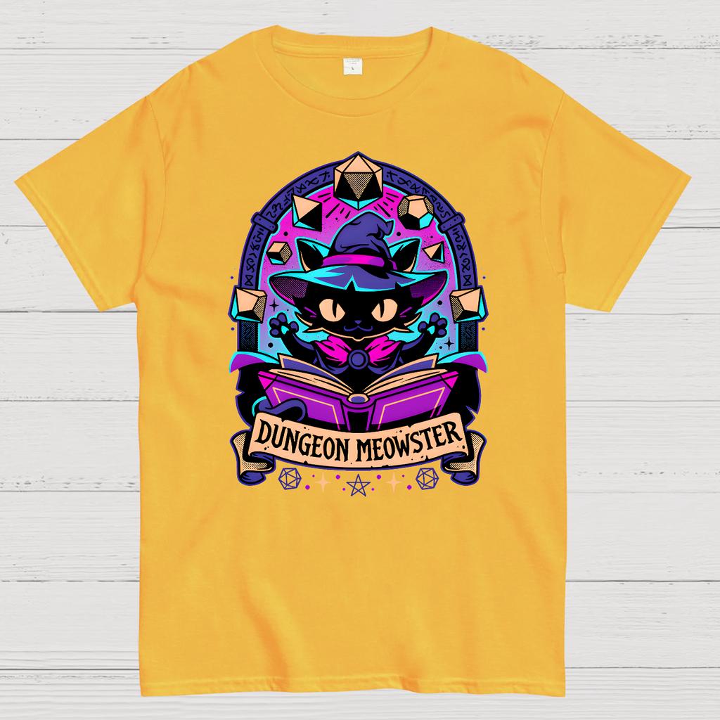 Feline Dungeon Keeper Meowster Cotton Summer Casual Cool Loose T-Shirt