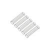 Uxcell Compression Springs, Coil Springs, 0.5mm Wire Diameter, 5mm Outer Diameter, 20mm Free Length, Made of 304 Stainless Steel, for Repair,