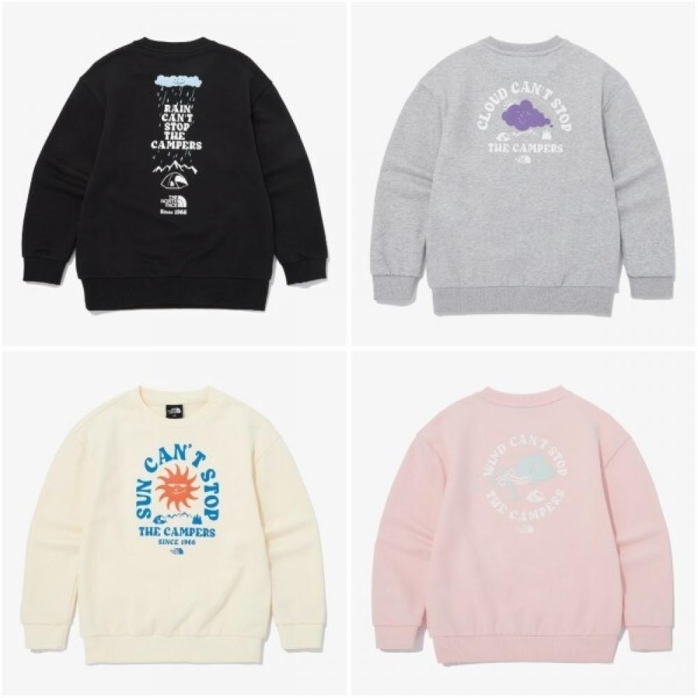 

North Space Kids Nm5mq03 Kids Camp Everyday Sweatshirt Pale pitch/140