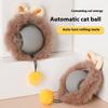 Electric Cat Ball Toys Automatic Rolling Smart Cat Toys Hide and Seek Kitten Toys Pet Cat Dog Toys Rechargeable Smart Pet Interactive Plush Toy