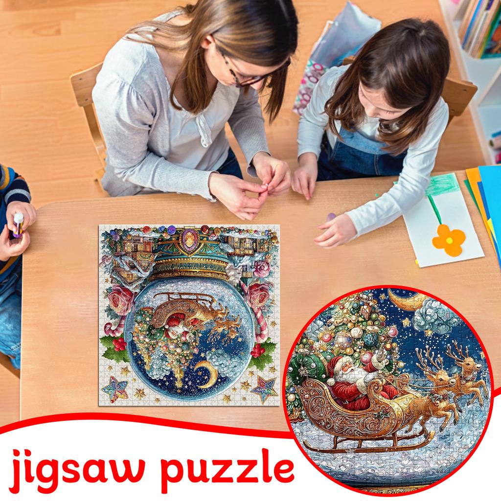 Christmas Crystal Puzzle Is Suitable As A Christmas Gift For Children To Give Them A Surprise