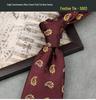 Men's Formal Wine Red Wedding Tie - 8CM Hand-Tied Groom Suit Accessory