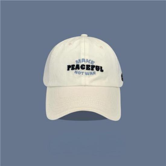 Männer und Frauen Allgemeine Baseballkappe Einfacher Buchstabe Gestickte Baseballkappe Lässige und vielseitige Paar-Sonnenschutz-Entenzungenkappe