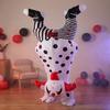 Inflatable Clown Costume Funny Suit with Blower Full-Body Jumpsuit for