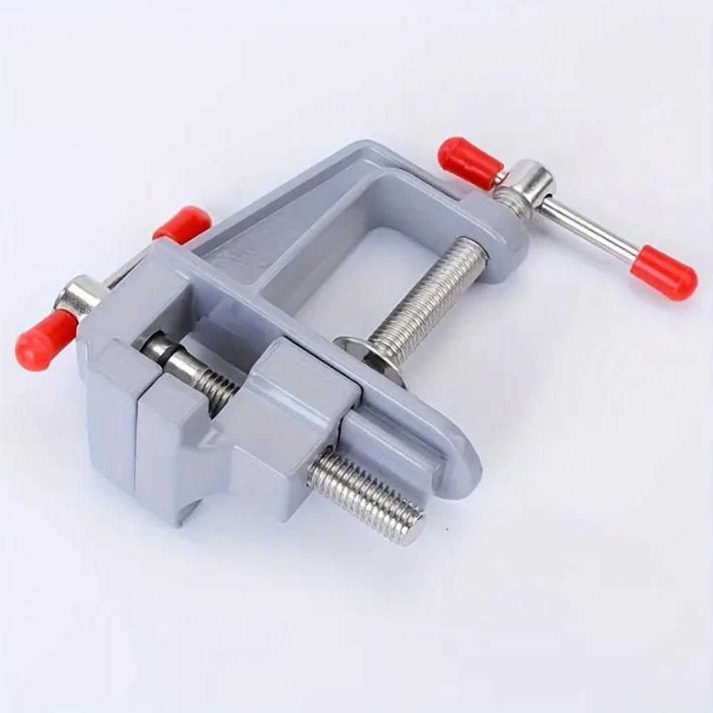 Mini Generic Bench Vise Muliti-Funcational 3.5&quot Aluminum Miniature Small Jewelers Hobby Clamp On Table Flat Pliers Tool Vice