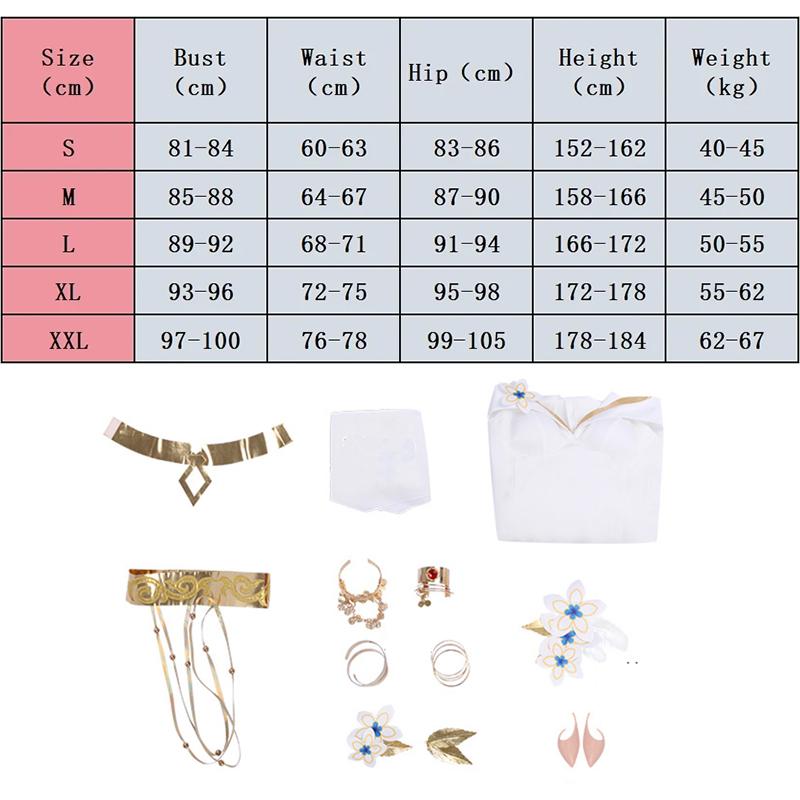 Hra Honkai Star Rail Tribios Tribbie Cosplay Kostým Dospělý Tribbie Bílé Dámské Šaty Halloween Karnevalová Párty Oblek