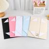 In-Stock Magnetic Folding Gift Box with Ribbon Bow - Solid Color Flip-Top Packaging Box