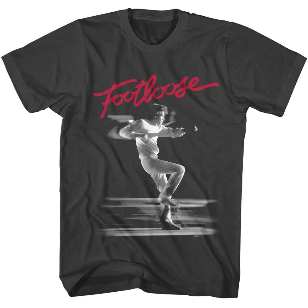 Footloose Movie Ren McCormick White Clothes Street Dance Men s T Shirt L