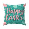 1 Pc Easter Throw Pillow Covers Easter Spring Bunny Eggs Pillow Case Home Decor For Couch Sofa Living Room Bedroom