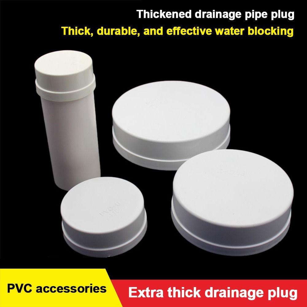 Plastic PVC Pipe Cap Insect Proof Sewer Pipe Cap Portable Tube Protective Cover Garden Irrigation